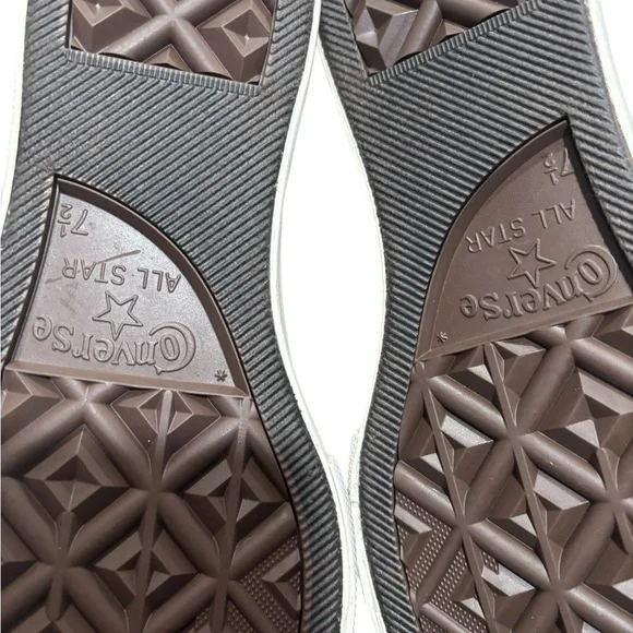 Converse Allstar CTAS Hi Lift Lucid Lilac Canvas Platform Sneakers - Picture 6 of 7